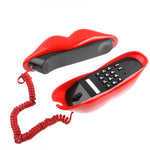 Sexy Red Hot lips Shape Wire Corded Telephone, Sexy Red Hot lips Telephone