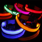 Verstellbares LED-Blinkhalsband für Hunde mit 3 Leuchtmodi, Größen: S, S, M, L, XL