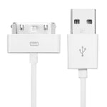 كابل USB لأجهزة iPhone 4 و4S، iPhone 3GS/3G، iPad 2، iPod Touch، الطول: 1 متر (مع التغليف)