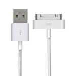 كابل مزامنة بيانات بطول 2م مع 30 دبوس لأجهزة iPhone 4 و 4S، iPhone 3GS / 3G، iPad 3 / iPad 2 / iPad