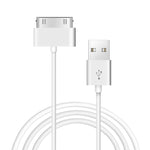 كابل USB مزدوج الجوانب بطول 2م لمزامنة البيانات والشحن لأجهزة iPhone 4 و 4S / iPhone 3GS / 3G / iPad 3 / iPad 2 / iPad / iPod Touch، 2م