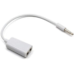 Aux Audio Cable 3.5mm to 2 x Female Splitter Adapter, Compatible with Phones, Tablets, Headphones, MP3 Player, Car/Home Stereo & More