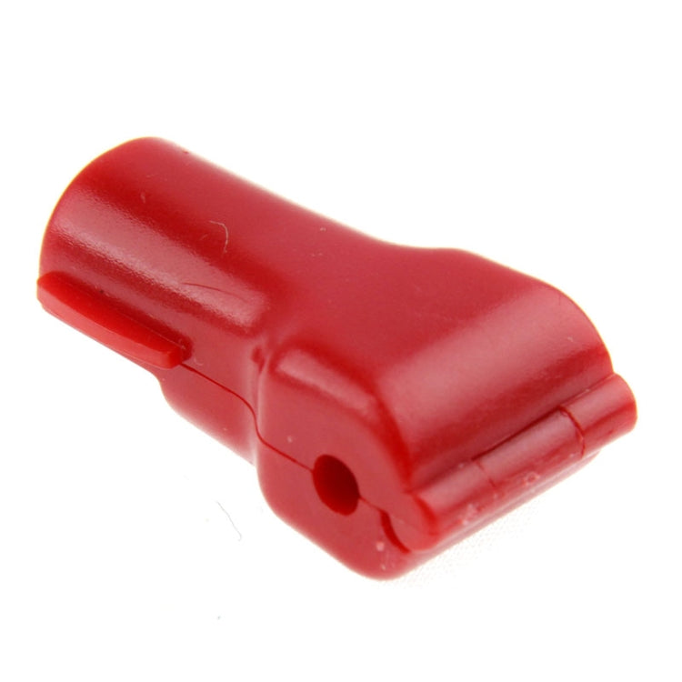 12 PCS Red ABS Display Hook / Security Lock Hook, 5.0mm Lock Hook Red, 6.0mm Lock Hook Red