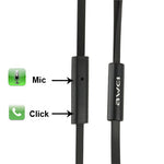 Awei ES600i Noodle Style 3.5mm Universal Headset with Hear Speaker Control & Microphone for iPhone / iPad / iPod touch, Galaxy SIV / SIII / Note II / Premier, Nokia Lumia Series, LG Optimus Series, HTC / Motorola / Sony Xperia Series etc.