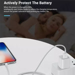 2 in 1 5V 1A US Plug Travel Charger Adapter with 1m 8-pin Cable For iPhone