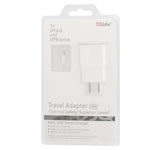 Charger Sync Cable + US Plug Travel Charger for iPad, iPhone, Galaxy, Huawei, Xiaomi, LG, HTC and Other Smart Phones, Rechargeable Devices, US Plug