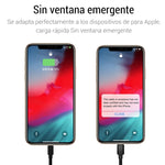 كابل بيانات / شاحن 8 دبابيس إلى USB 2.0، طول الكابل: 20 سم