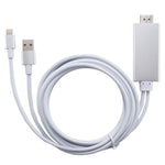 8 Pin to HDMI HDTV Adapter Cable with USB Charger Cable