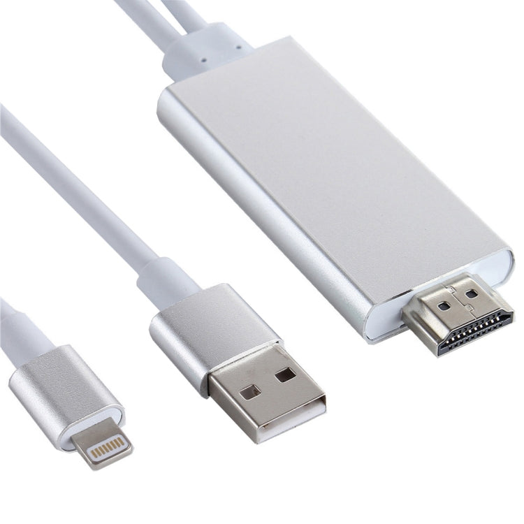كابل محول 8 بن إلى HDMI HDTV مع كابل شاحن USB