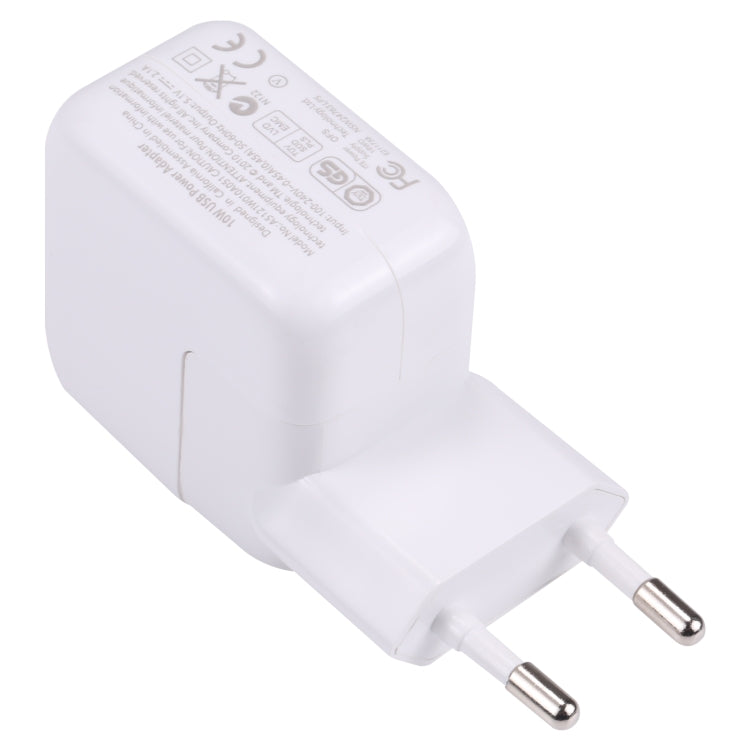 محول طاقة USB بقوة 10 واط شاحن سفر، قابس أوروبي