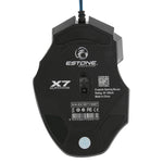7 Buttons with Scroll Wheel 5000 DPI LED Wired Optical Gaming Mouse for Computer PC Laptop, X7 7 Buttons (Black)