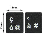 Italian Learning Keyboard Layout Sticker for Laptop / Desktop Computer Keyboard, Italian