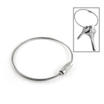 Outdoor Camping Multifunctional Steel Wire Rope Ring / Stainless Steel Wire Key Chain, Key Chain