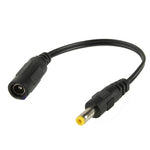 5.5 x 2.1mm DC Female to 4.8 x 1.7mm DC Male Power Connector Cable for Laptop Adapter, Length: 15cm, 4.8 x 1.7mm