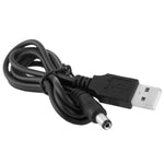 كابل طاقة USB ذكر إلى DC 5.5 × 2.1 مم، الطول: 1 م، USB ذكر (الطول: 1 م)