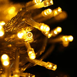 100 LED Light with Controller, Flashing / Fading / Chasing Effect, AC 220V, EU Plug, Blue Light, Pink Light, Purple Light, Yellow Light, Green Light, White Light, Red Light, Orange Light