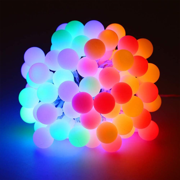 حبل ضوئي ملون مكون من 100 LED بطول 10 أمتار مع قابس ذيل