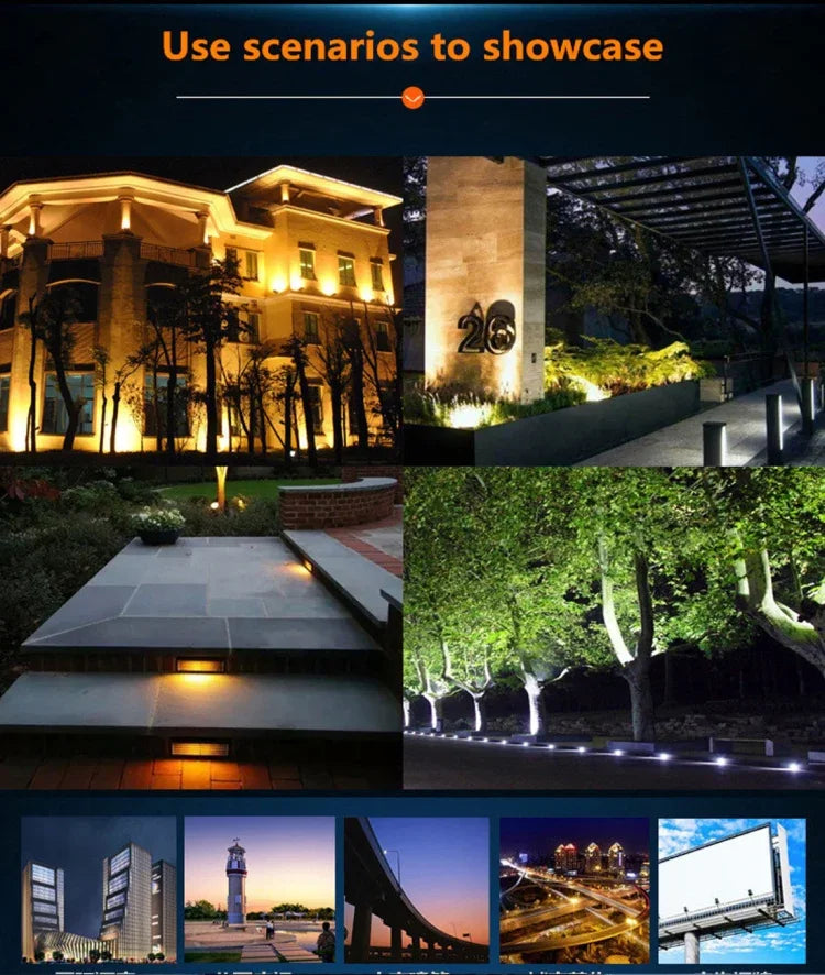 Luminous Flux: > 4000LM, PF > 0.9, RA > 80, AC 90-140V, 50W White, 50W Warm White