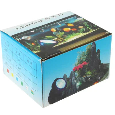 36 LED ضوء ملون لحوض السمك / الحوض المائي، مقاوم للماء بعمق: 1-1.5 متر