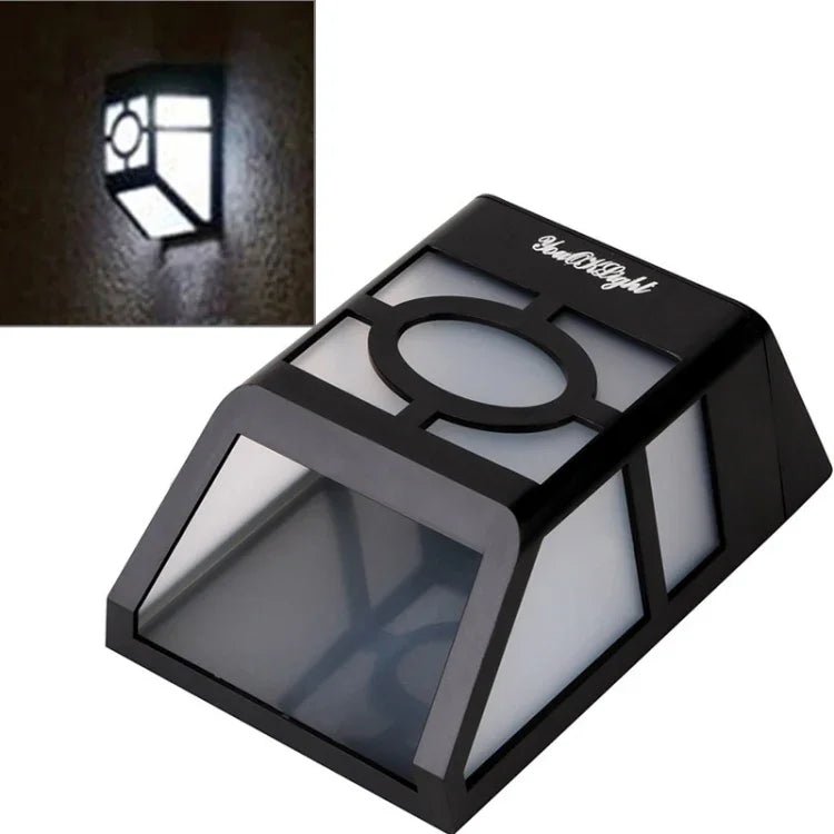 2 LED  Fence Lamp Solar Wall Mounted Light, S-LED-3090W, S-LED-3090WW