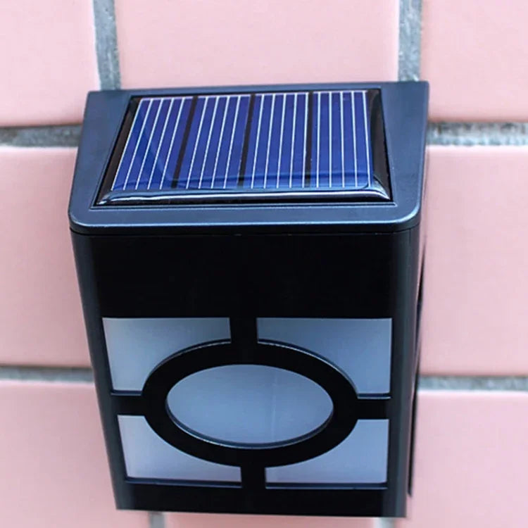 2 LED  Fence Lamp Solar Wall Mounted Light, S-LED-3090W, S-LED-3090WW