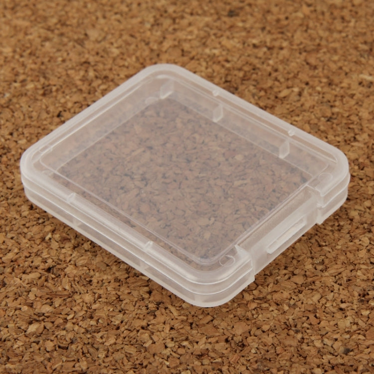 100Pcs Transparent Plastic Storage Card Box for Compact Flash Card / CF Card, CF Card