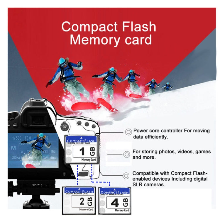 Compact Flash Digital Memory Card (100% Real Capacity), 4GB