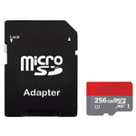 256GB High Speed Class 10 TF/Micro SDHC UHS-1(U1) Memory Card, Write: 15mb/s, Read: 30mb/s  (100% Real Capacity), 256GB