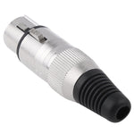 محول موصل ميكروفون XLR أنثى 3 دبابيس، أنثى