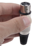 محول موصل ميكروفون XLR أنثى 3 دبابيس، أنثى