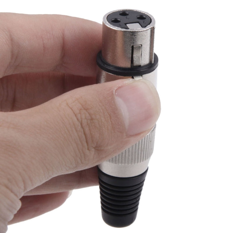 محول موصل ميكروفون XLR أنثى 3 دبابيس، أنثى