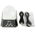 مكبر صوت CT-0019 مع أضواء LED متعددة وراديو FM، يدعم بطاقة TF