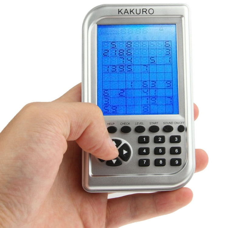 5 x 5 Electronic Kakuro Game Big Screen Squared Machine, Nine Palaces Sudoku Game Machine