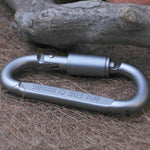 2PCS Multi-function High Quality Aluminum Alloy D Shape Camping  Hang Buckle Carabiner, 2PCS Aluminum Alloy