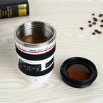 كوب على شكل عدسة كاميرا 400 مل، كوب فلتر Caniam EF 24-105mm F4 للقهوة والحليب والماء كهدية، 400 مل، كوب عدسة كاميرا