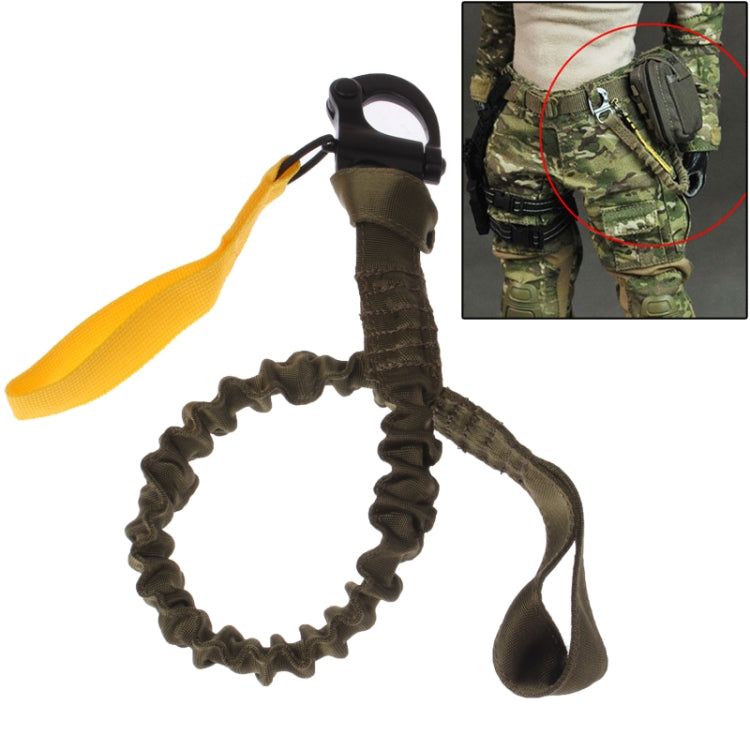 Breakaway Safety Lanyard Strap Rope / Quick Release Buckle Safety Rope / Helicopter Insurance Rope, Safety Lanyard Strap Rope(Army Green)