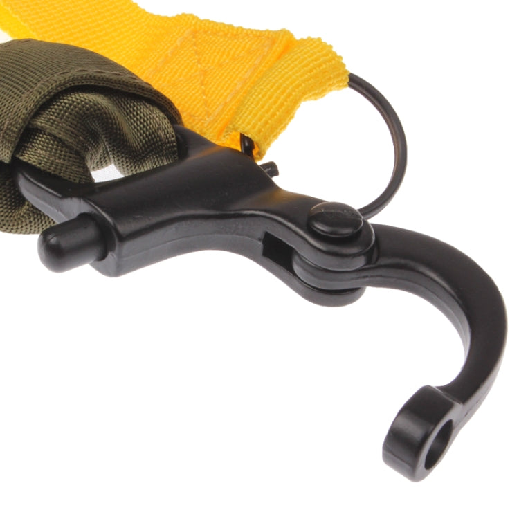 Breakaway Safety Lanyard Strap Rope / Quick Release Buckle Safety Rope / Helicopter Insurance Rope, Safety Lanyard Strap Rope(Army Green)