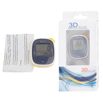 3D All Dimensional Multifunction Digital Electronic Pedometer Step Counter, 3D Yellow