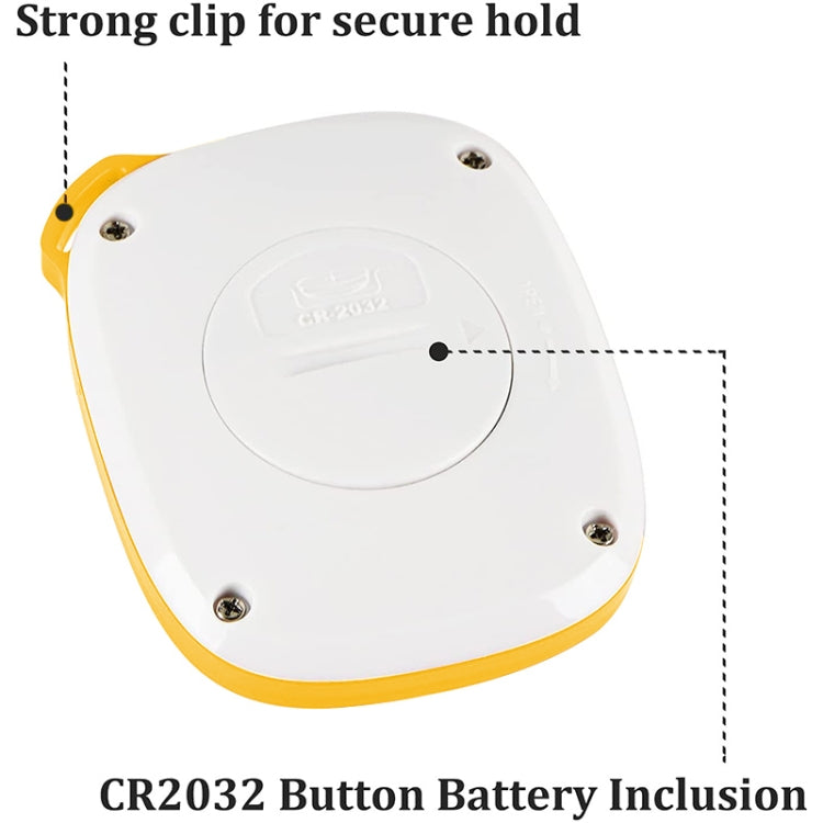 3D All Dimensional Multifunction Digital Electronic Pedometer Step Counter, 3D Yellow
