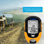 SUNROAD Multifunction LCD Digital Altimeter with Compass & Barometer & Thermometer & Hygrometer & Weather Forecast & LED Torch and Clock, Multifunction