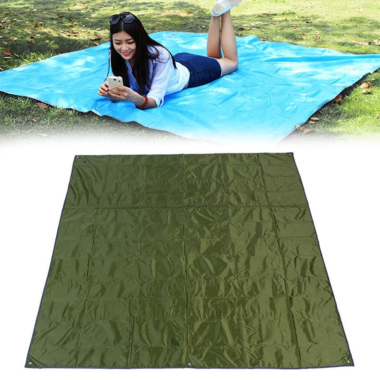 Waterproof Oxford Cloth 420D Oxford Material Camping Picnic Beach Tent Roof Tarp (Size: 215x215cm), 215x215cm Amry Green, 215x215cm Grey, 215x215cm Blue, 215x215cm Orange