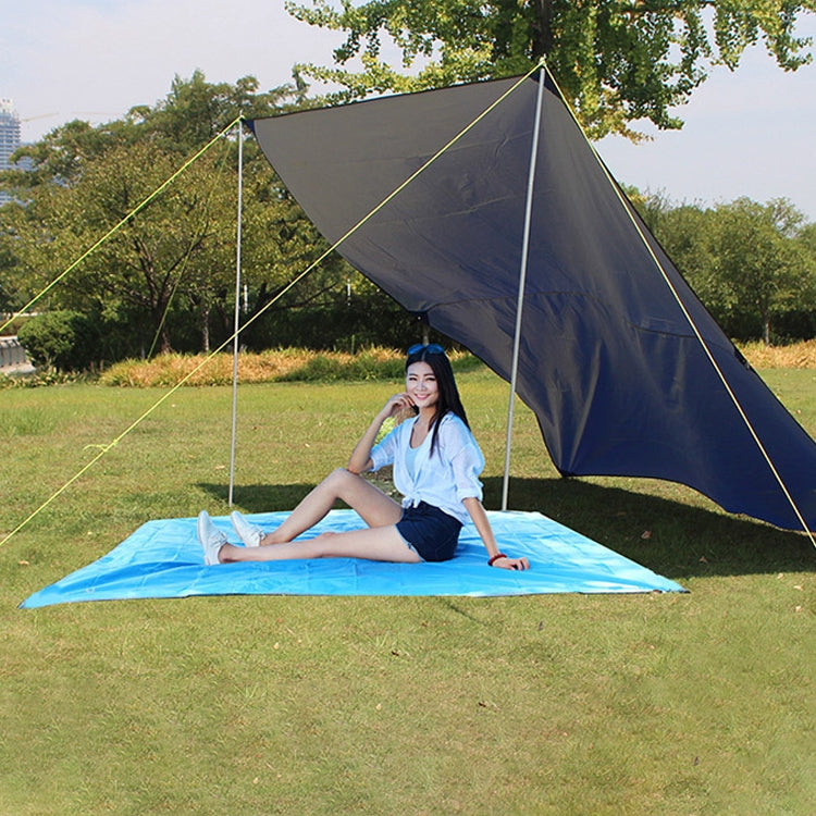 Waterproof Oxford Cloth 420D Oxford Material Camping Picnic Beach Tent Roof Tarp (Size: 215x215cm), 215x215cm Amry Green, 215x215cm Grey, 215x215cm Blue, 215x215cm Orange