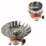 Portable Aluminum-Magnesium Alloy Wind Camping Stove, Magnesium Alloy