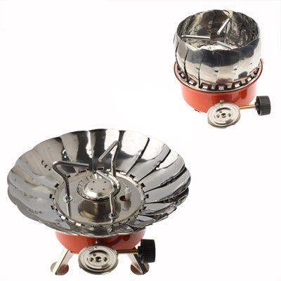 Portable Aluminum-Magnesium Alloy Wind Camping Stove, Magnesium Alloy