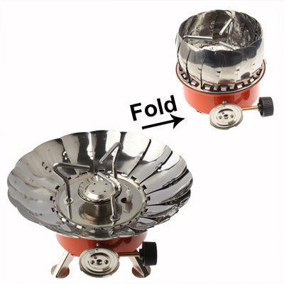 Portable Aluminum-Magnesium Alloy Wind Camping Stove, Magnesium Alloy