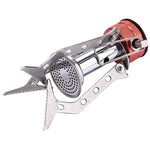 WH-S001 Outdoor Portable Ultra Mini Stainless Steel Gas Stove Camping Gas Stove, WH-S001