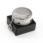 Stainless Steel Retractable Outdoor Cup  Size: 85 x 72 x 72 mm (Big), Size: 85 x 72 x 72 mm