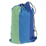 Blue Stripe Single Widening Camping Outdoor Canvas Hammock, Size: 190cm x 100cm, 190cm x 100cm (Blue)