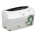 Deli Office Series Hand-cranked A4 / CD / Card Desktop Paper Shredder, Waste-bin Volume: 4L (No. 9935), No. 9935