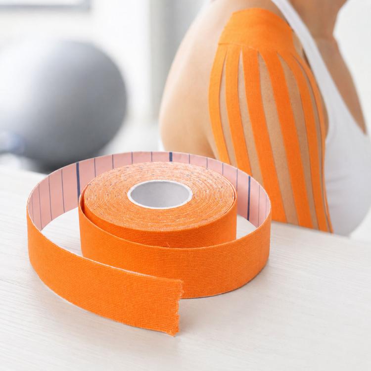 Waterproof Kinesiology Tape Sports Muscles Care Therapeutic Bandage, Size: 5m(L) x 2.5cm(W), Size: 5m x 2.5cm